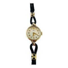 Rolex Ladies 9k Yellow Gold Precision Watch 