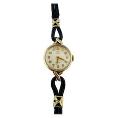 Vintage Rolex Ladies 9k Yellow Gold Precision Watch