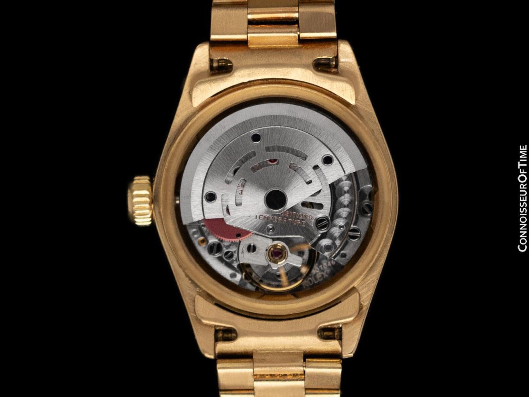 Rolex Ladies Crown Collection 69238 President Datejust Watch - Or 18 carats, diamant en vente 2