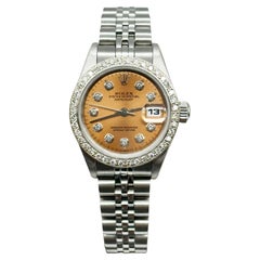 Rolex Ladies Date 79160 Diamond Dial Diamond Bezel Stainless Steel