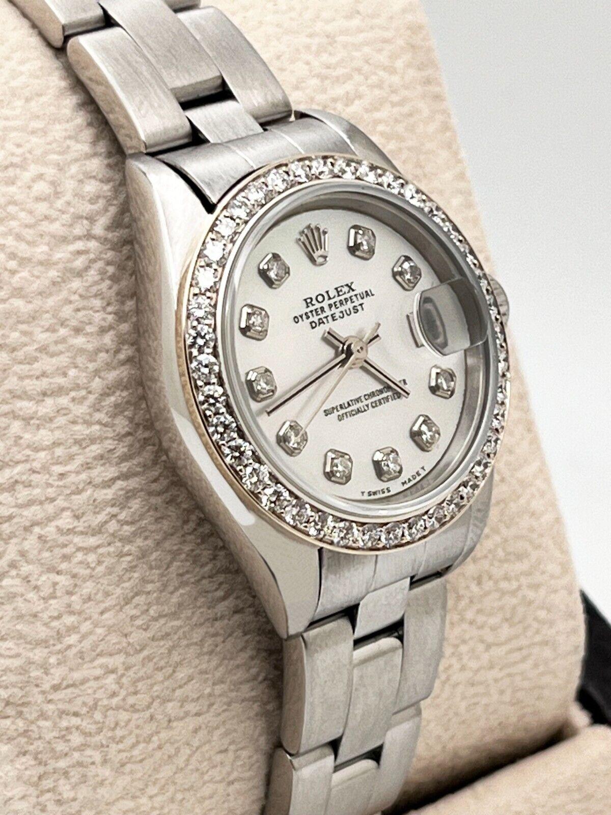 Rolex Damen datiert 79160 MOP Diamant-Zifferblatt & Diamant-Lünette Edelstahl-Lünette 1