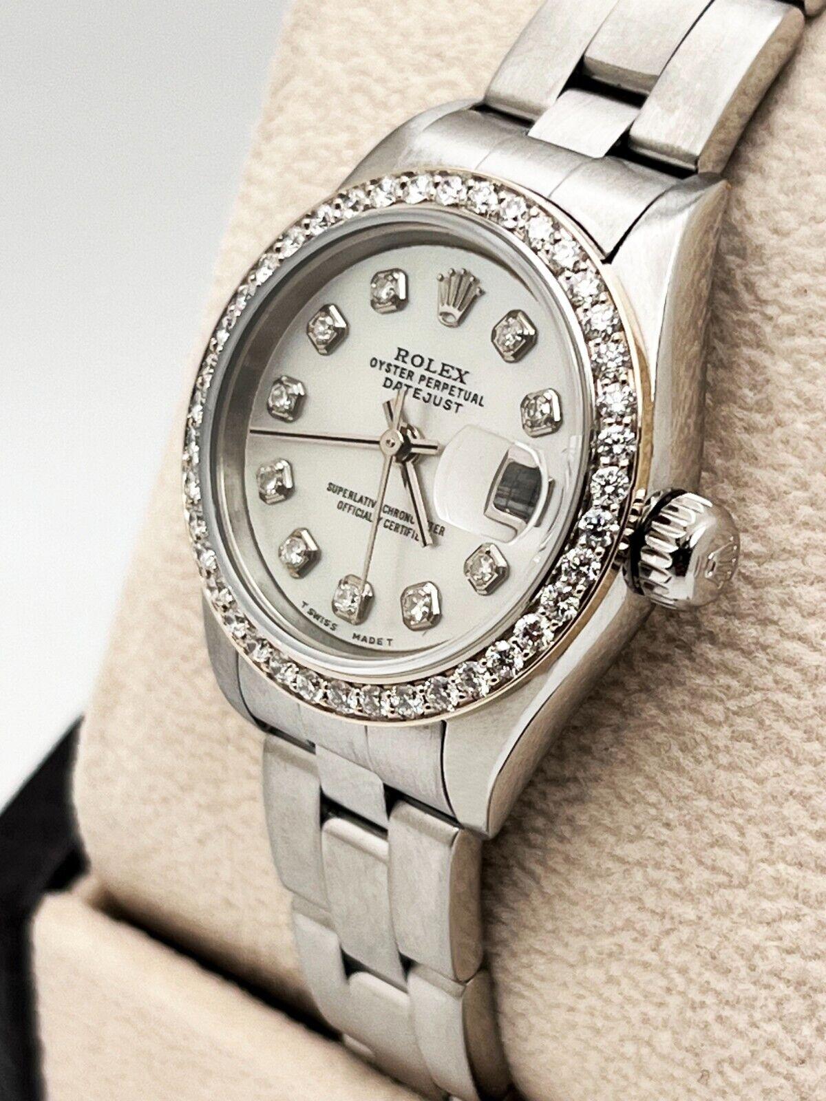 Rolex Damen datiert 79160 MOP Diamant-Zifferblatt & Diamant-Lünette Edelstahl-Lünette 2