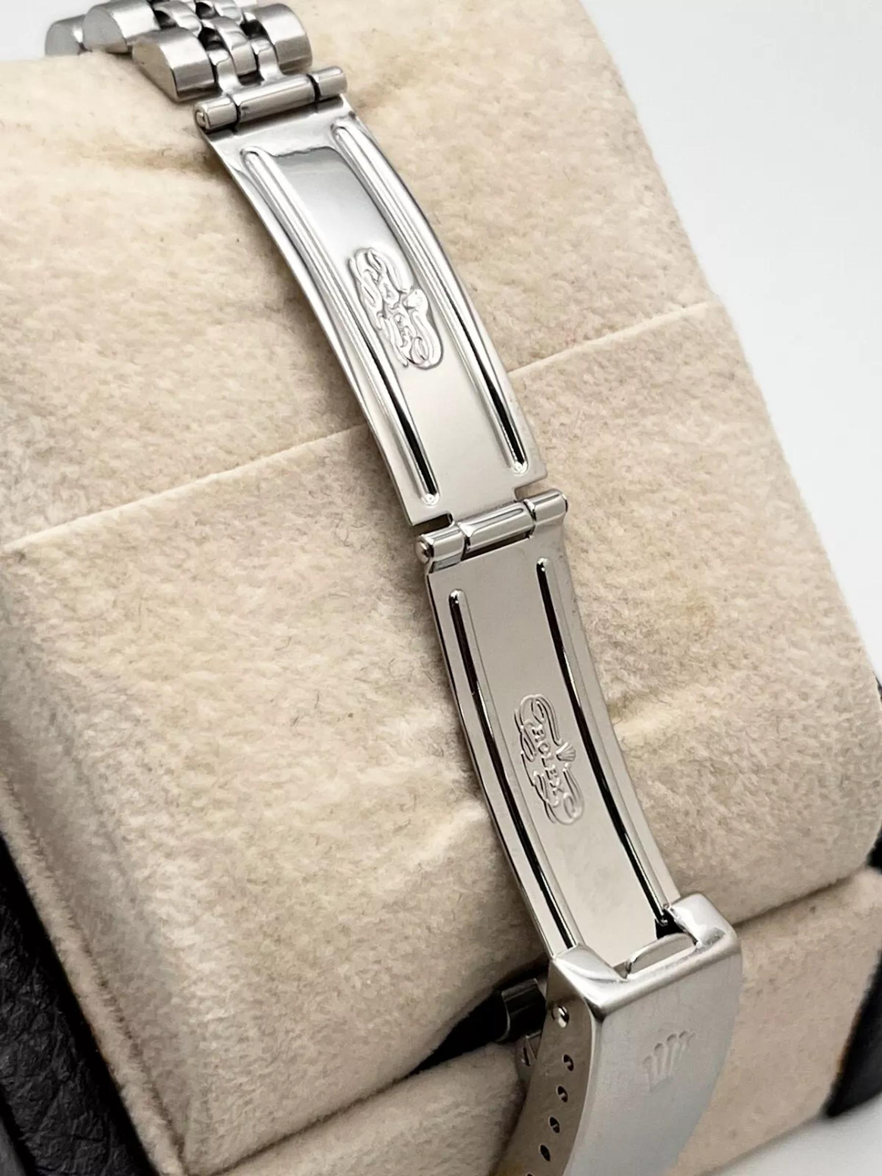 Rolex Damen Date 79160 Silber Zifferblatt Jubiläumsarmband Edelstahl Box Papiere 5