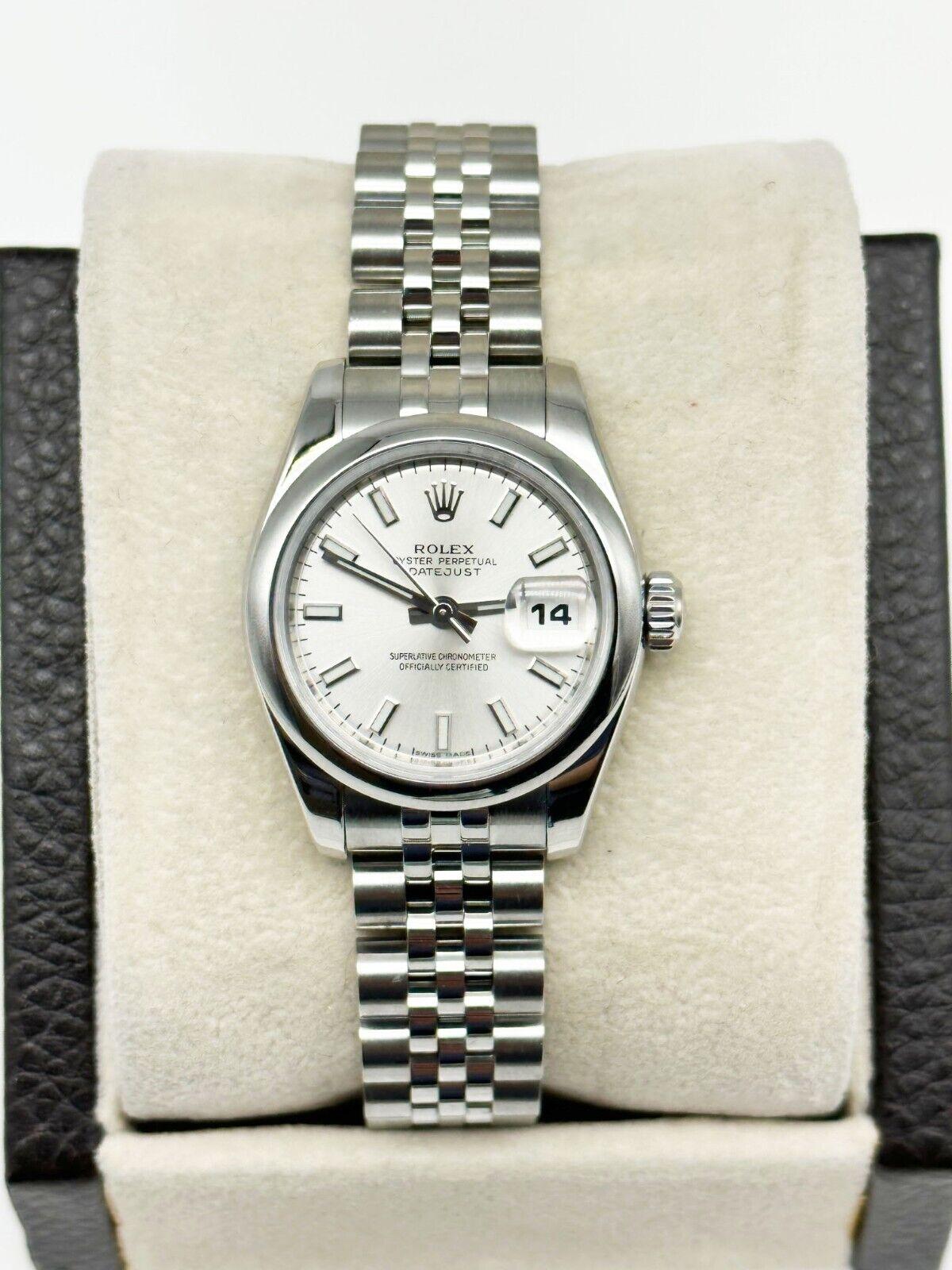 Rolex Ladies Datejust 179160 Silver Dial Stainless New Style Box Paper 4