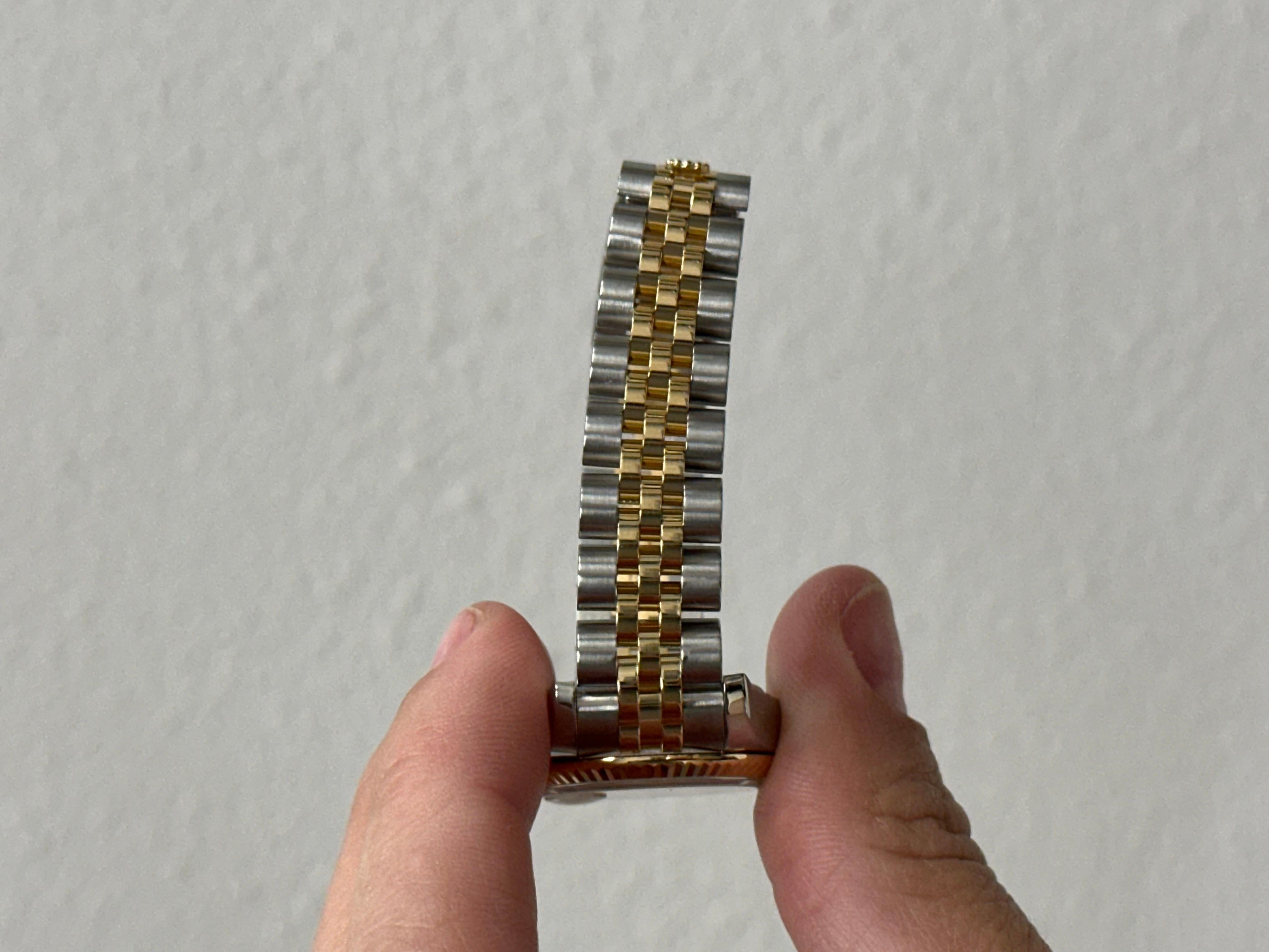 Rolex Ladies Datejust 179173 Champagne Roman 18K Yellow Gold Steel Box Paper 3