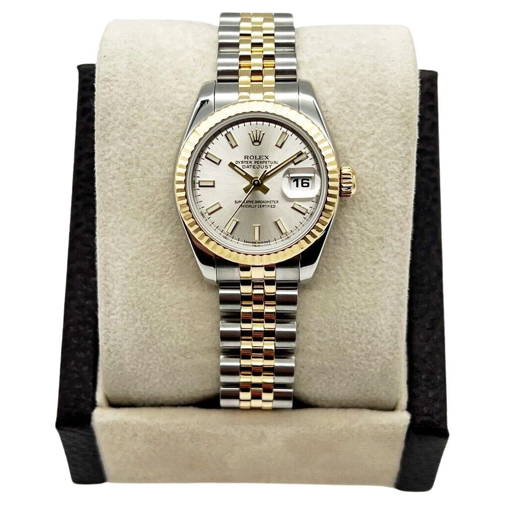 Rolex 16233 Datejust Tapestry Dial 18K Yellow Gold Steel Box Service ...