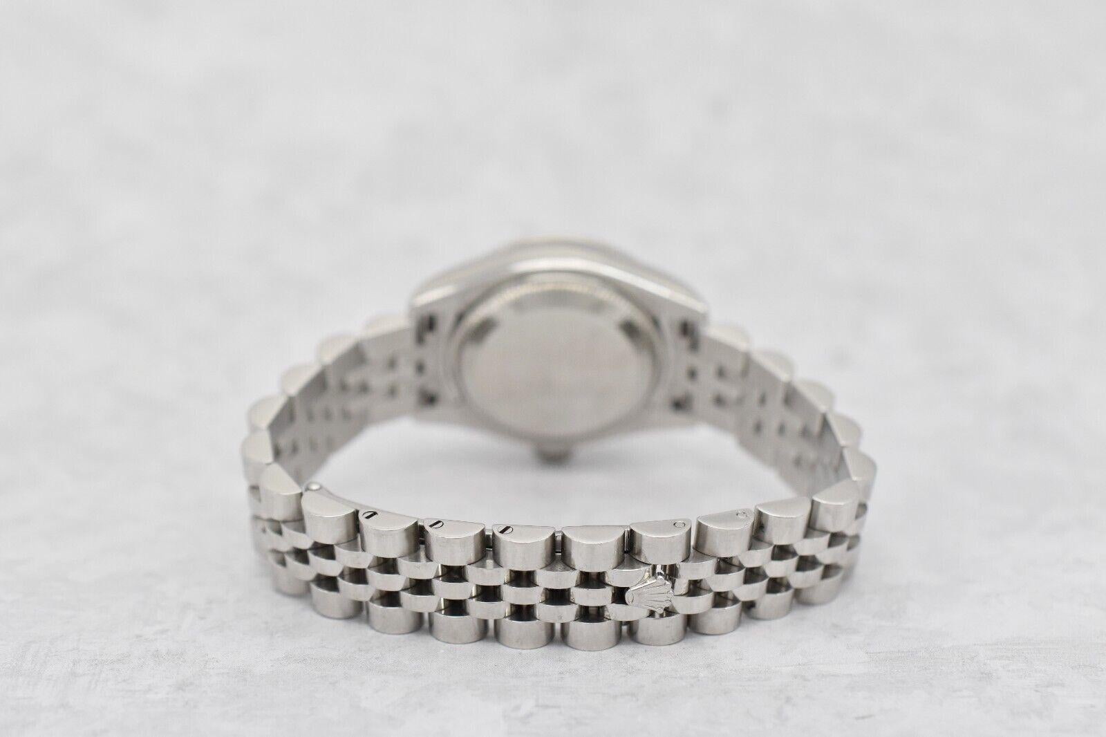 De las mujeres Rolex Ladies Datejust 179174 Acero inoxidable Jubilee Band Diamantes y Nácar en venta