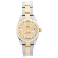 Orologio Rolex Datejust Donna 2-Tone in acciaio inossidabile e oro 18k 179163