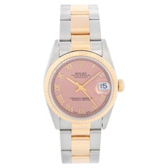 Rolex Ladies Datejust 2-Tone Watch 68273 Salmon Dial