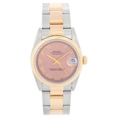 Rolex Ladies Datejust 2-Tone Watch 68273 Salmon Dial