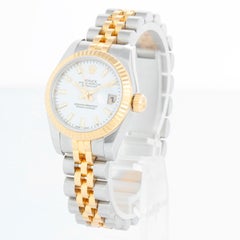 Rolex Ladies Datejust 2-Tone Watch White Dial 179173