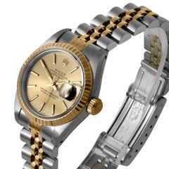 Rolex Ladies Datejust Champagne Stick 6917 Jubilee
