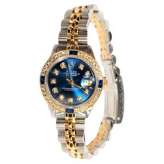 Rolex Damen Datejust 6917 Blauer Diamant-Saphir-Jubiläum