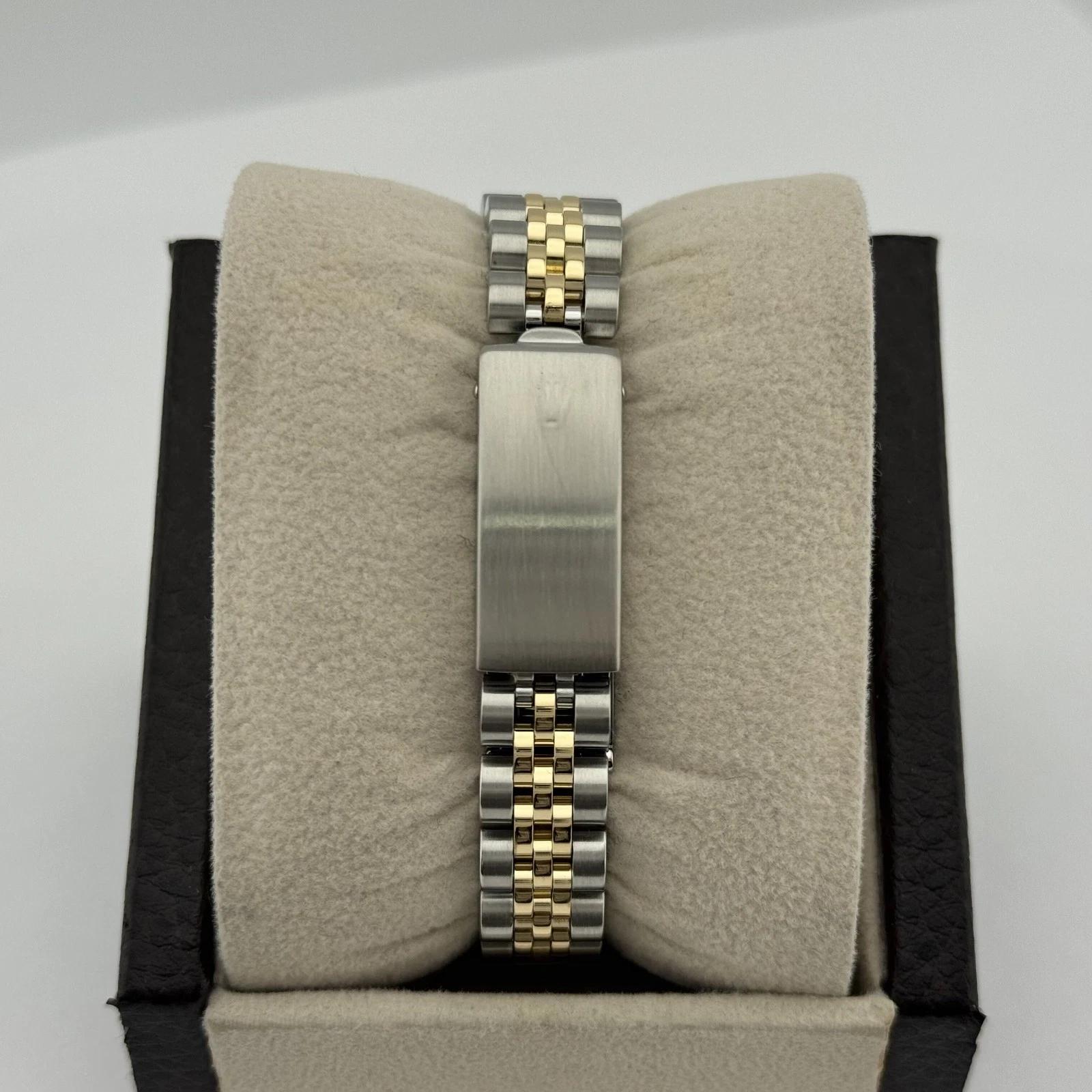 Rolex Ladies Datejust 69173 Champagner Zifferblatt 18K Gold Edelstahl im Zustand „Hervorragend“ im Angebot in San Diego, CA