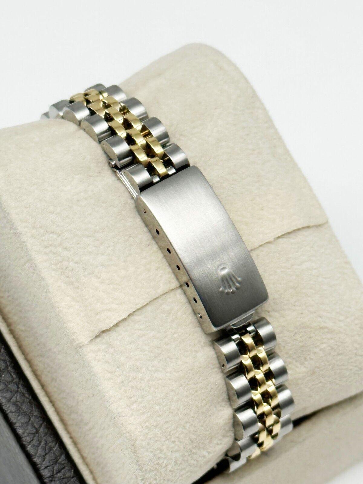 Rolex Damen Datejust 69173 Champagner-Zifferblatt 18k Gelbgold Edelstahl 1