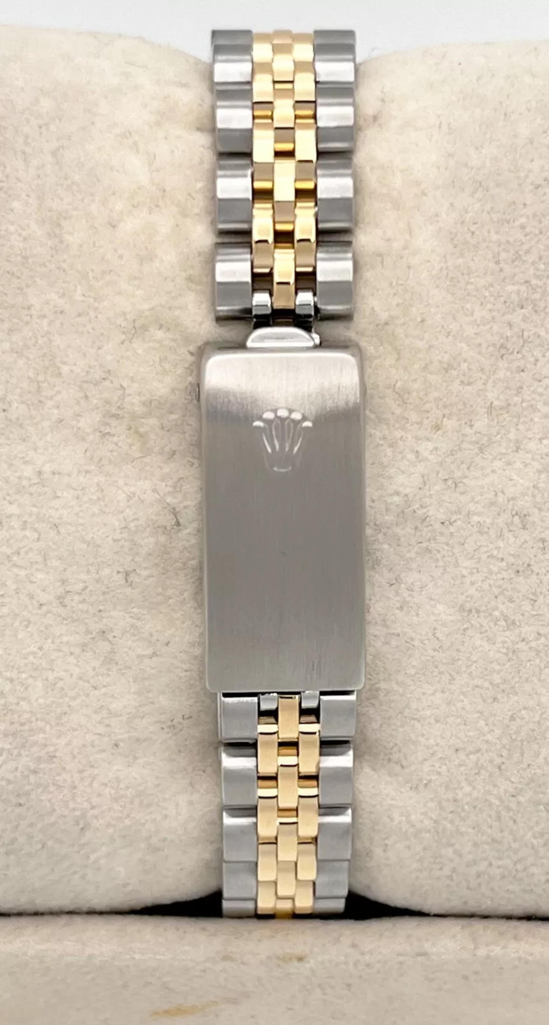 De las mujeres Rolex Ladies Datejust 69173 Bisel Diamante MOP Esfera Diamante 18K Oro Amarillo Acero
