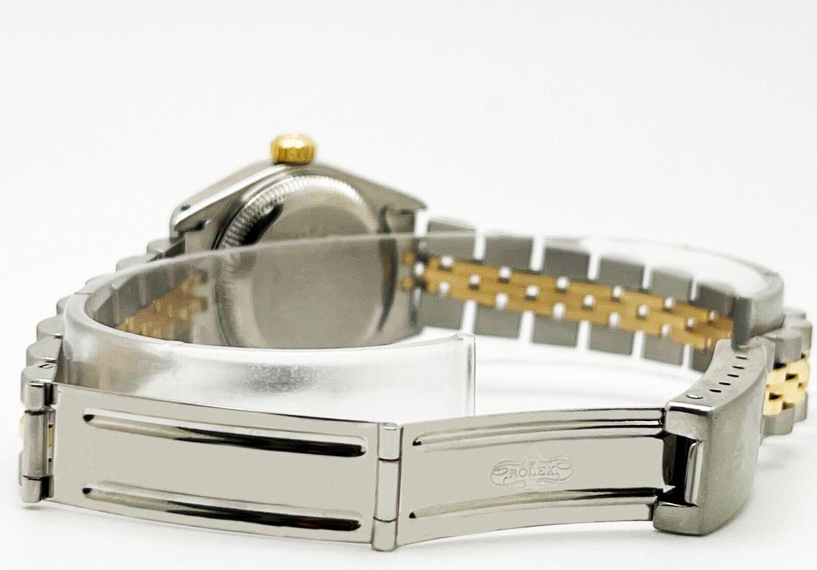 Rolex Ladies Datejust 69173 Esfera Blanca Oro Amarillo 18K Acero Inoxidable 1