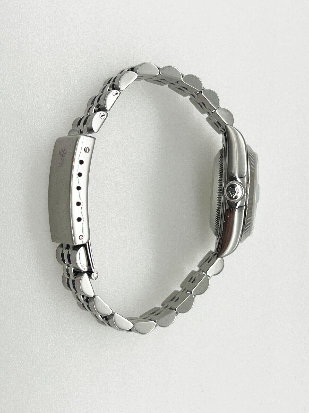Rolex Damen Datejust 69174 Fabrik Jubiläums-Diamant-Zifferblatt aus Edelstahl 1