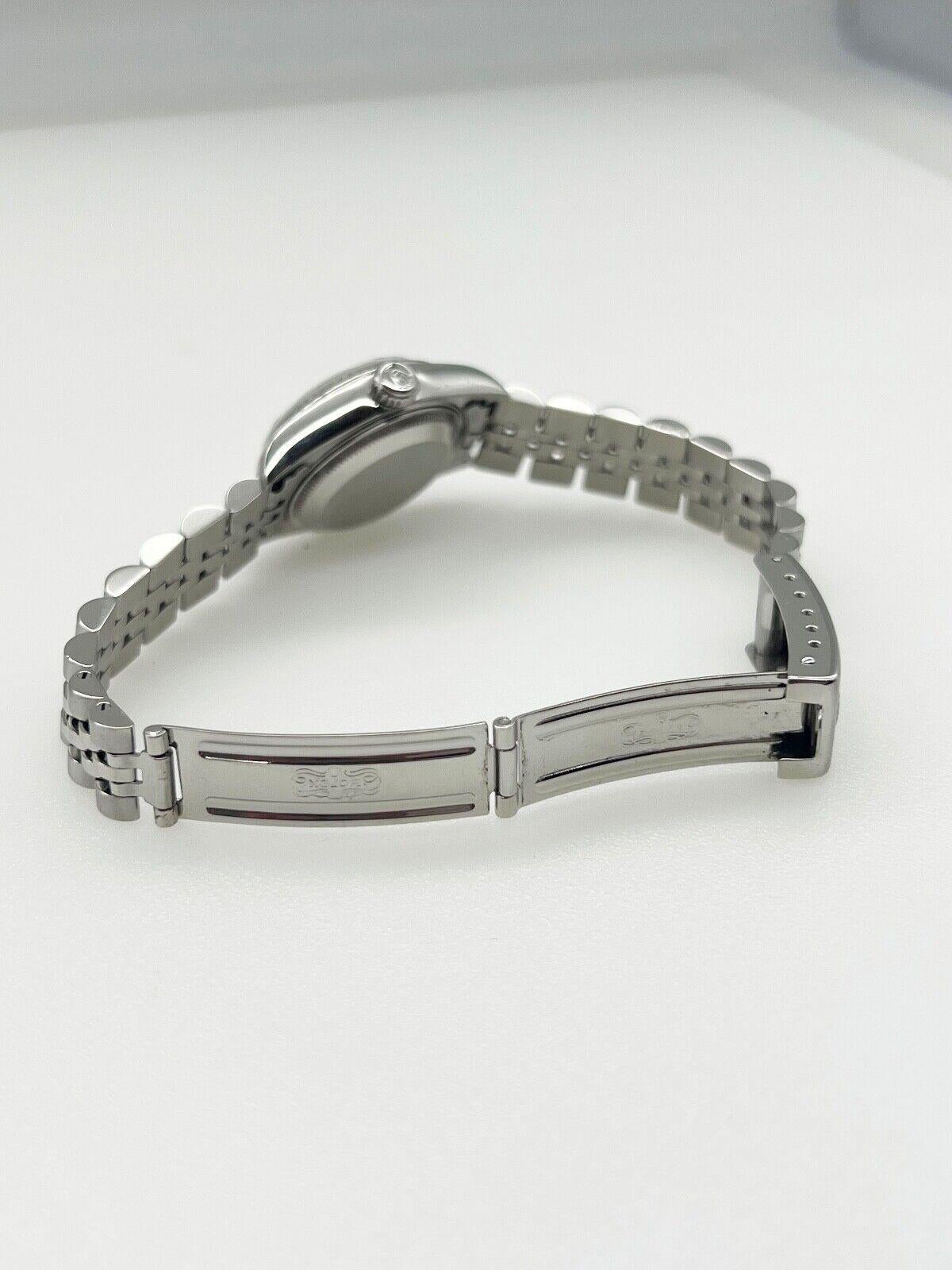 Rolex Damen Datejust 69174 Fabrik Jubiläums-Diamant-Zifferblatt aus Edelstahl 2