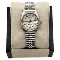 Rolex Datejust 69174 Factory Jubilee Quadrante di diamanti Acciaio inossidabile