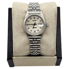 Rolex Ladies Datejust 69174 Factory Jubilee Diamond Dial Stainless Steel