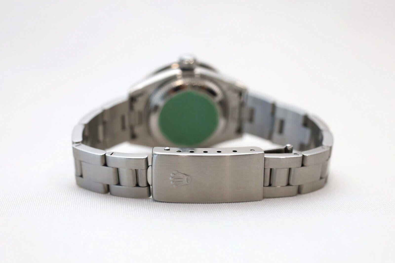Rolex Montre Datejust 79160 en acier inoxydable, nacre et diamants pour femmes en vente 3