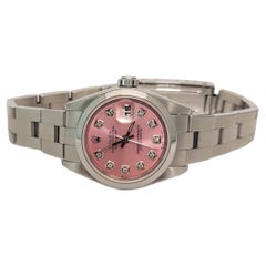 Rolex Ladies Datejust 79160 Pink Diamond Oyster Steel