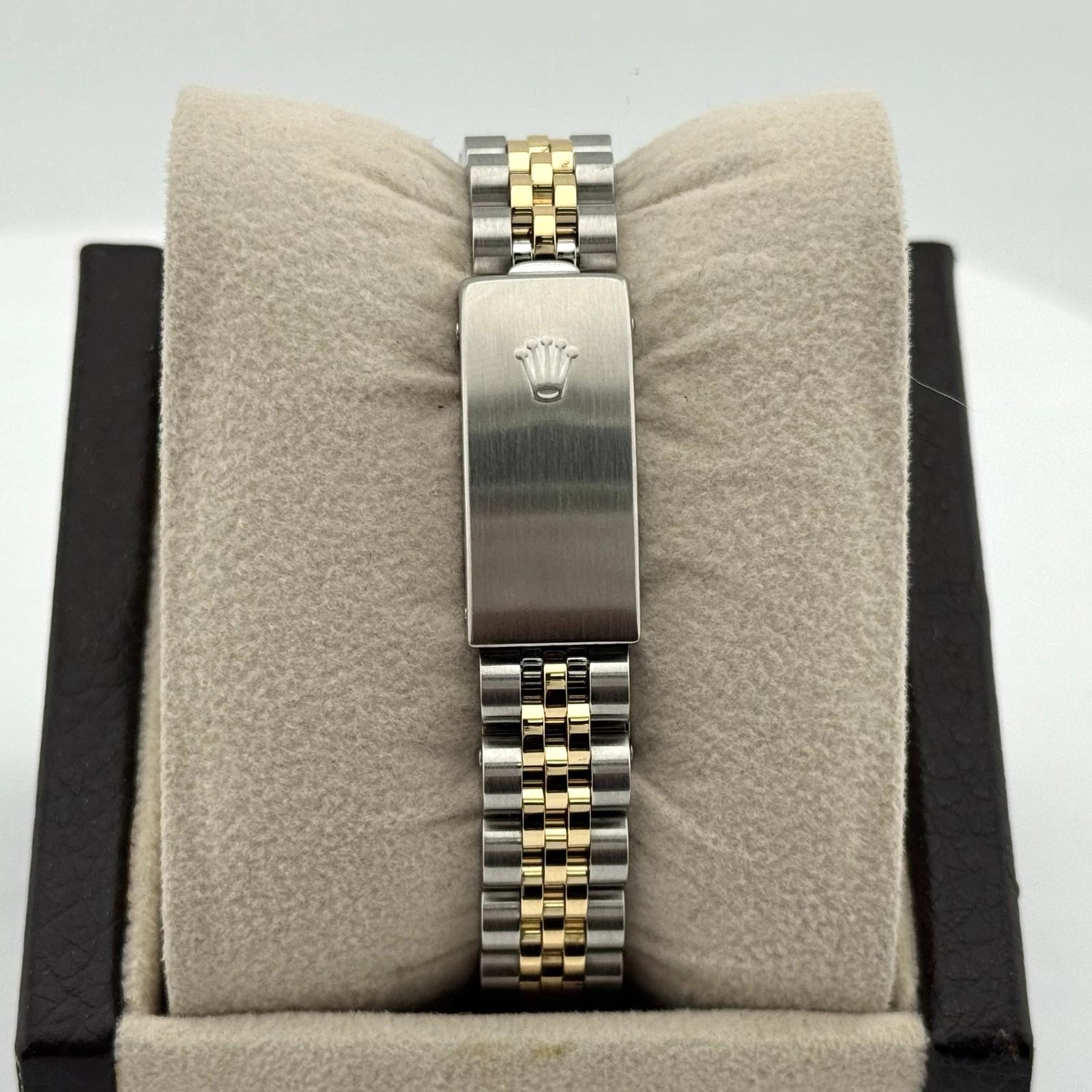 Women's Rolex Ladies Datejust 79173 26mm Champagne Diamond Dial Jubilee Box Paper For Sale