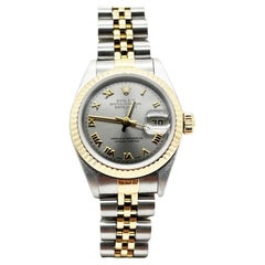 Rolex Ladies Datejust 79173 Roman Dial 18K Yellow Gold Box Paper 2000