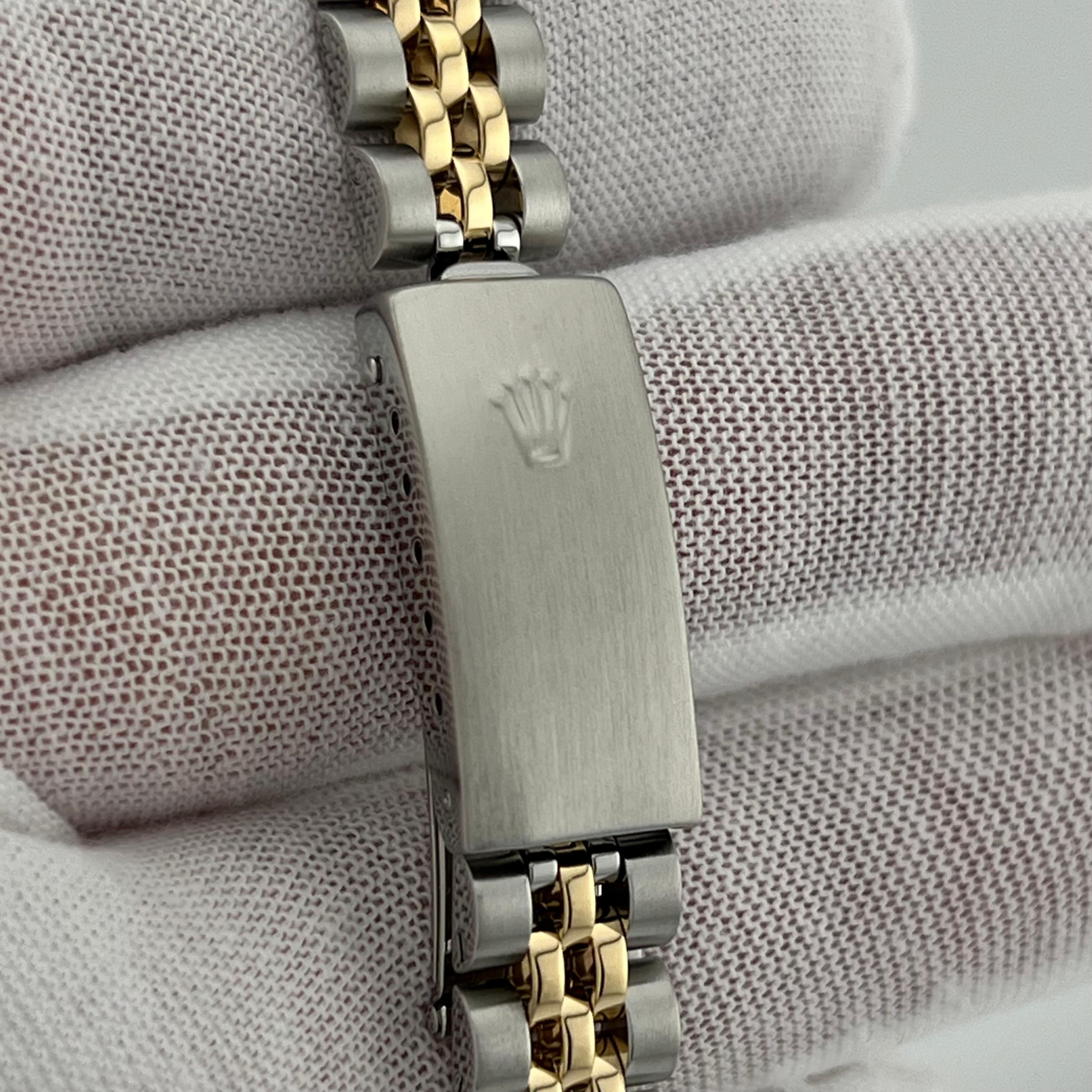 Rolex Ladies Datejust 79173 Silver Dial 18K Yellow Gold Stainless Box Paper 4