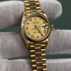 Rolex Datejust President 69178 Quadrante champagne Oro giallo 18 carati Scatola di cartone