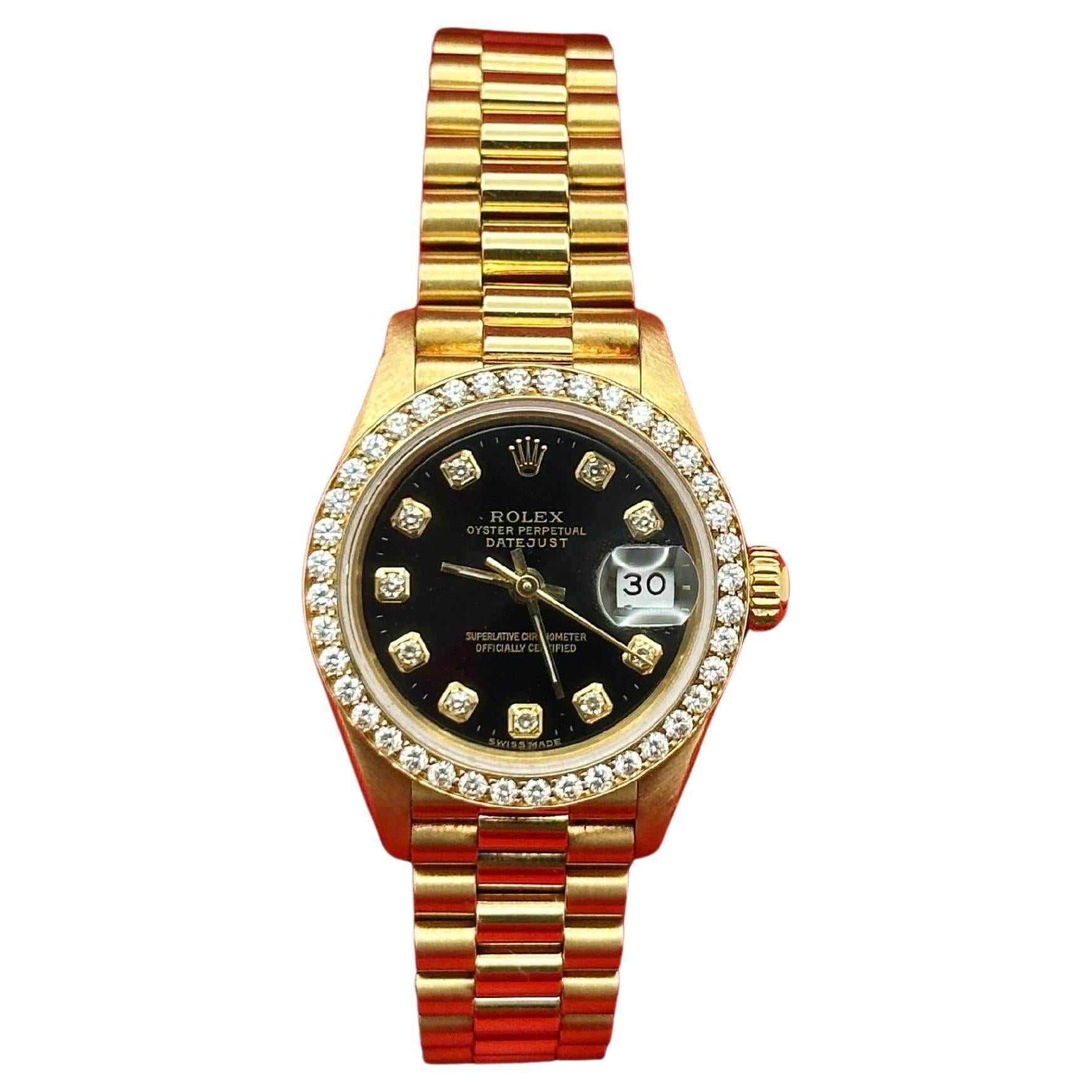 How much gold is in a ladies Rolex?