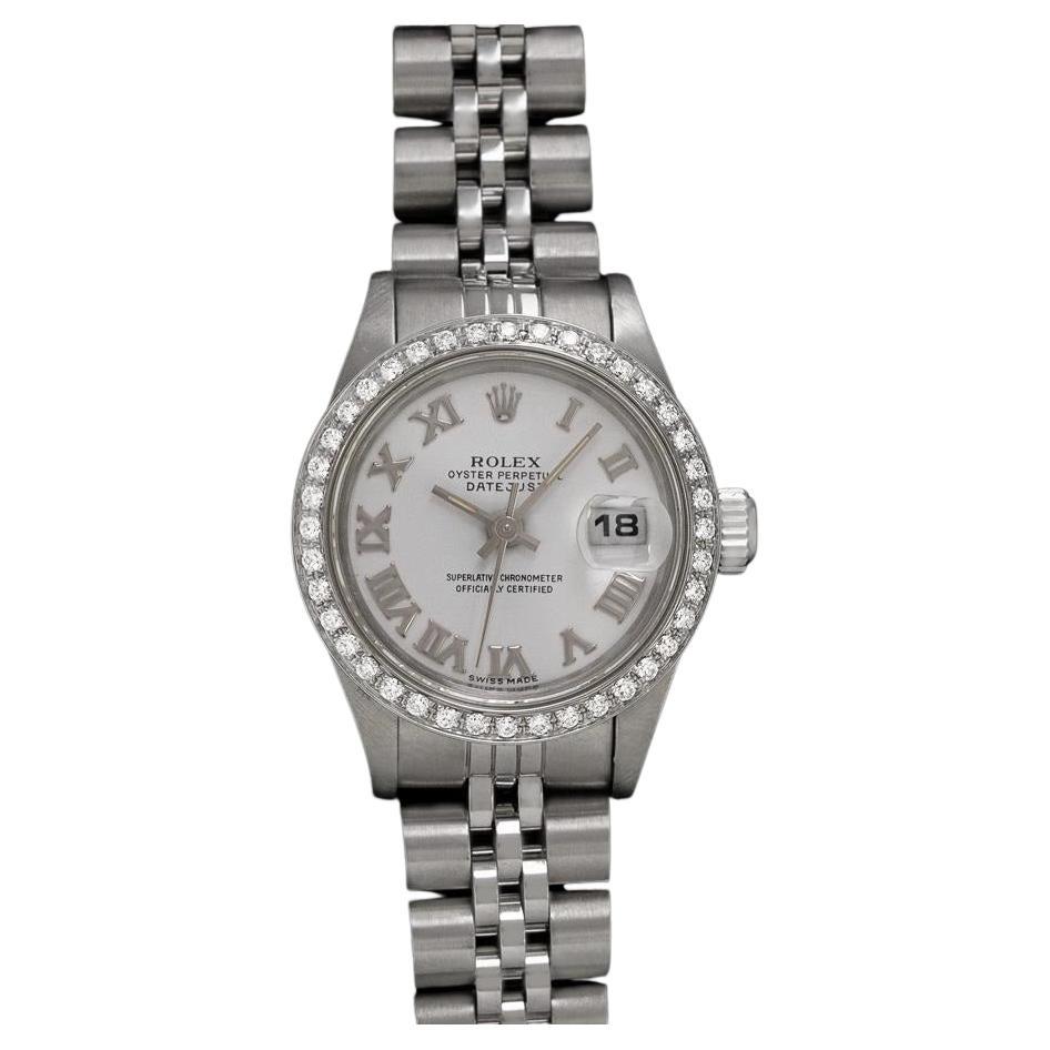 Rolex Datejust SS da donna in acciaio e diamanti - Documenti originali e garanzia