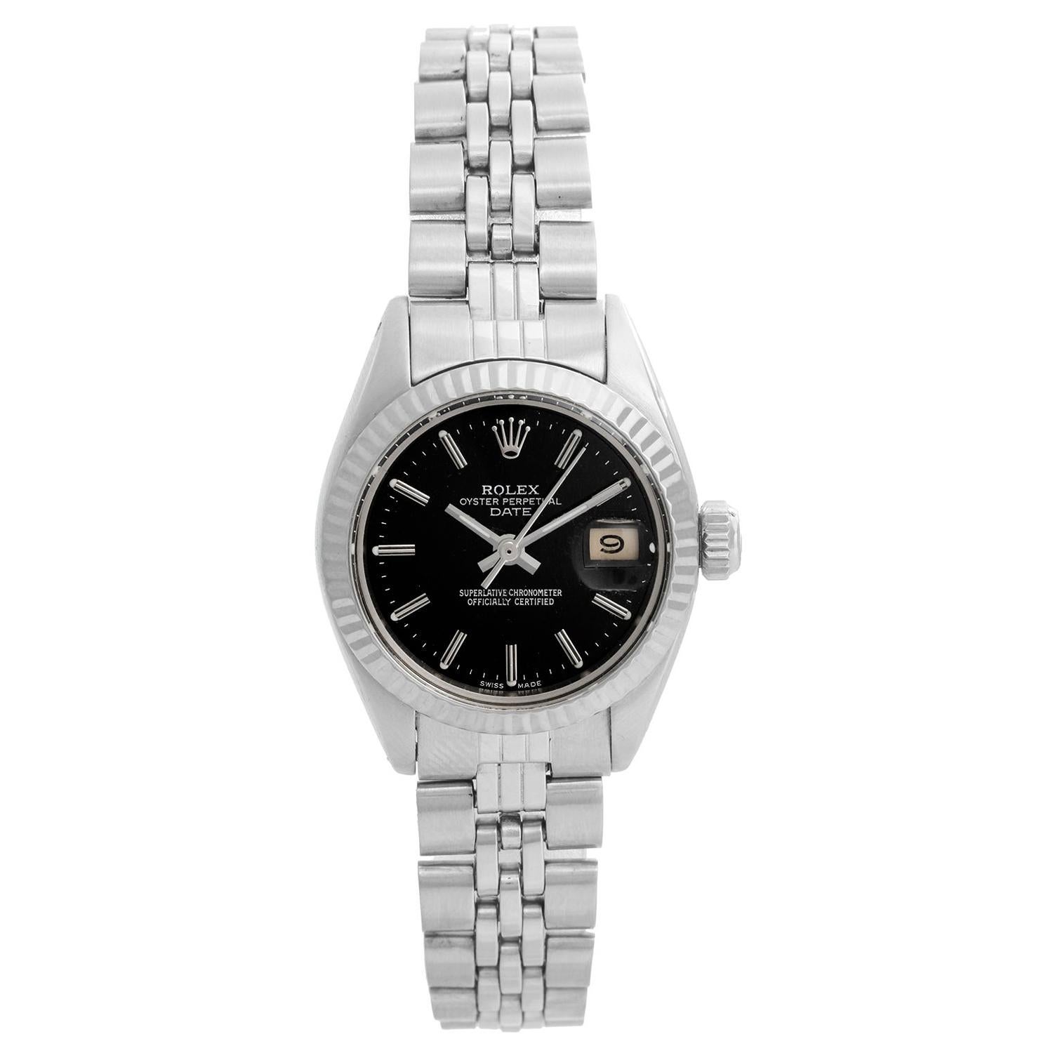 Rolex Ladies Datejust Stainless Steel Watch 6917