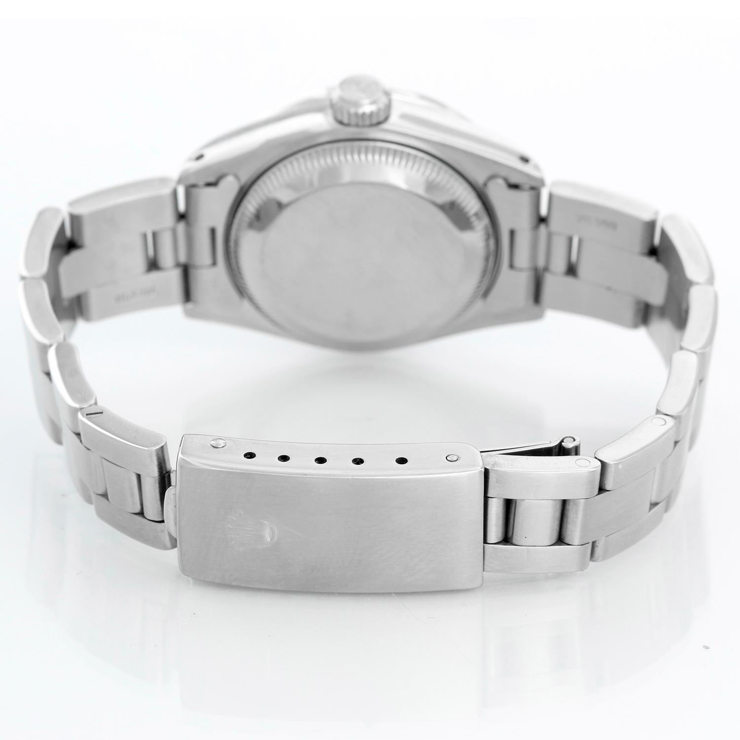 Rolex Damen Datejust Edelstahl-Uhr 69174 im Zustand „Hervorragend“ im Angebot in Dallas, TX