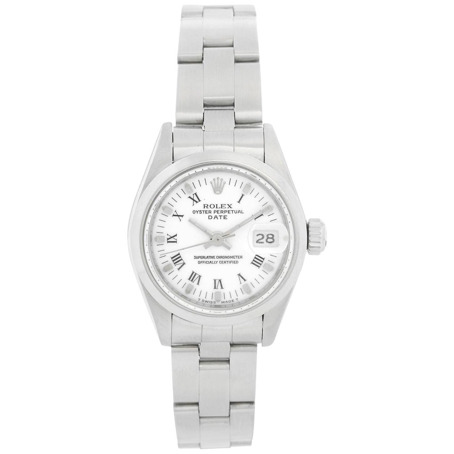 Rolex Ladies Datejust Stainless Steel Watch