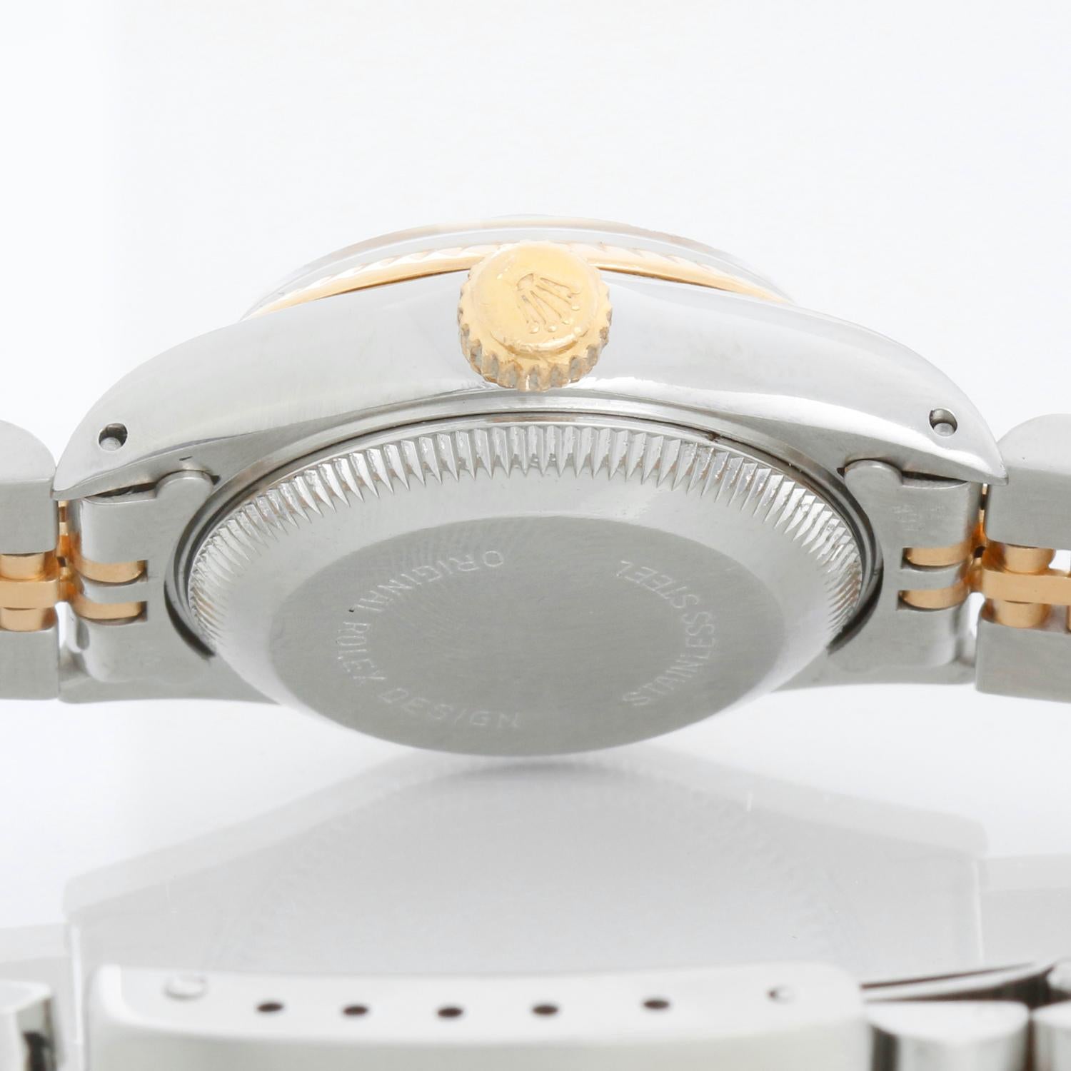 Rolex Montre Datejust en acier et or pour femmes 69173 1