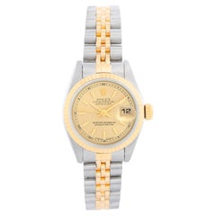Rolex Ladies Datejust Steel 
Gold Watch 69173