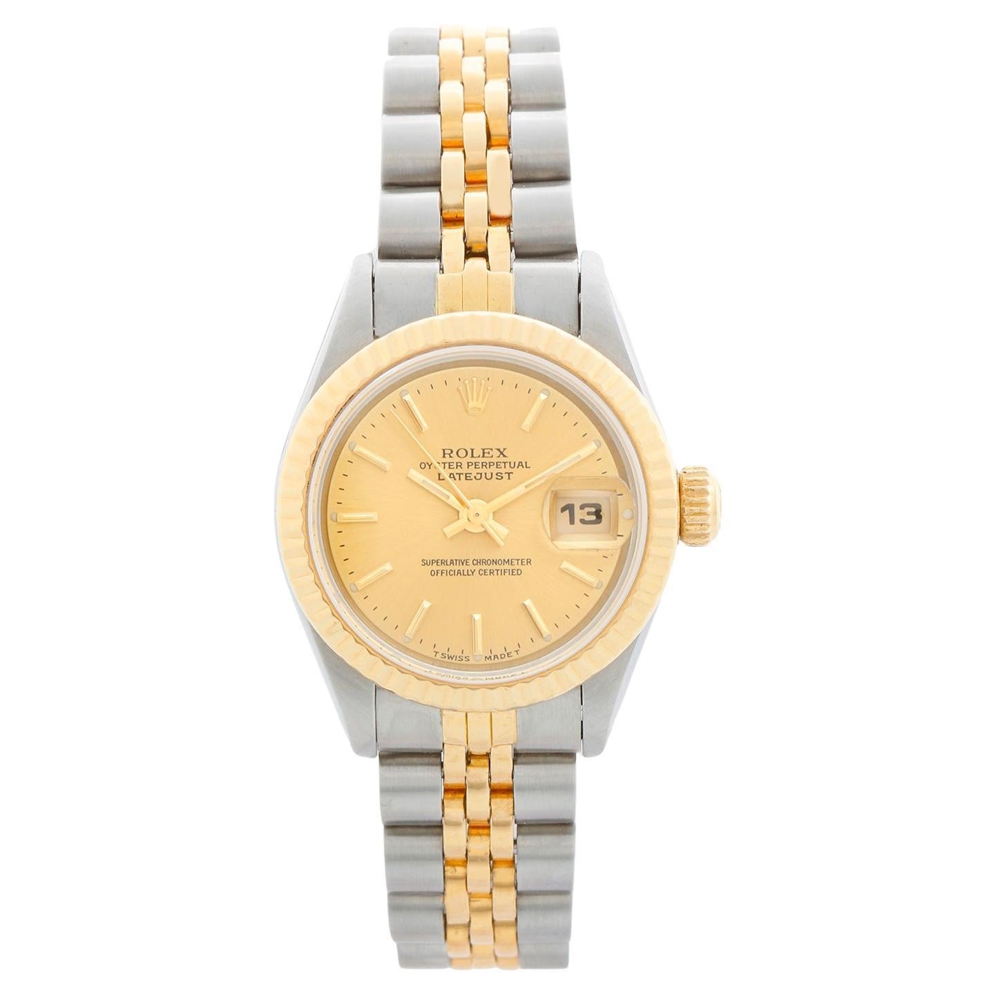 Reloj Rolex Datejust para señora de acero y oro 69173 en venta