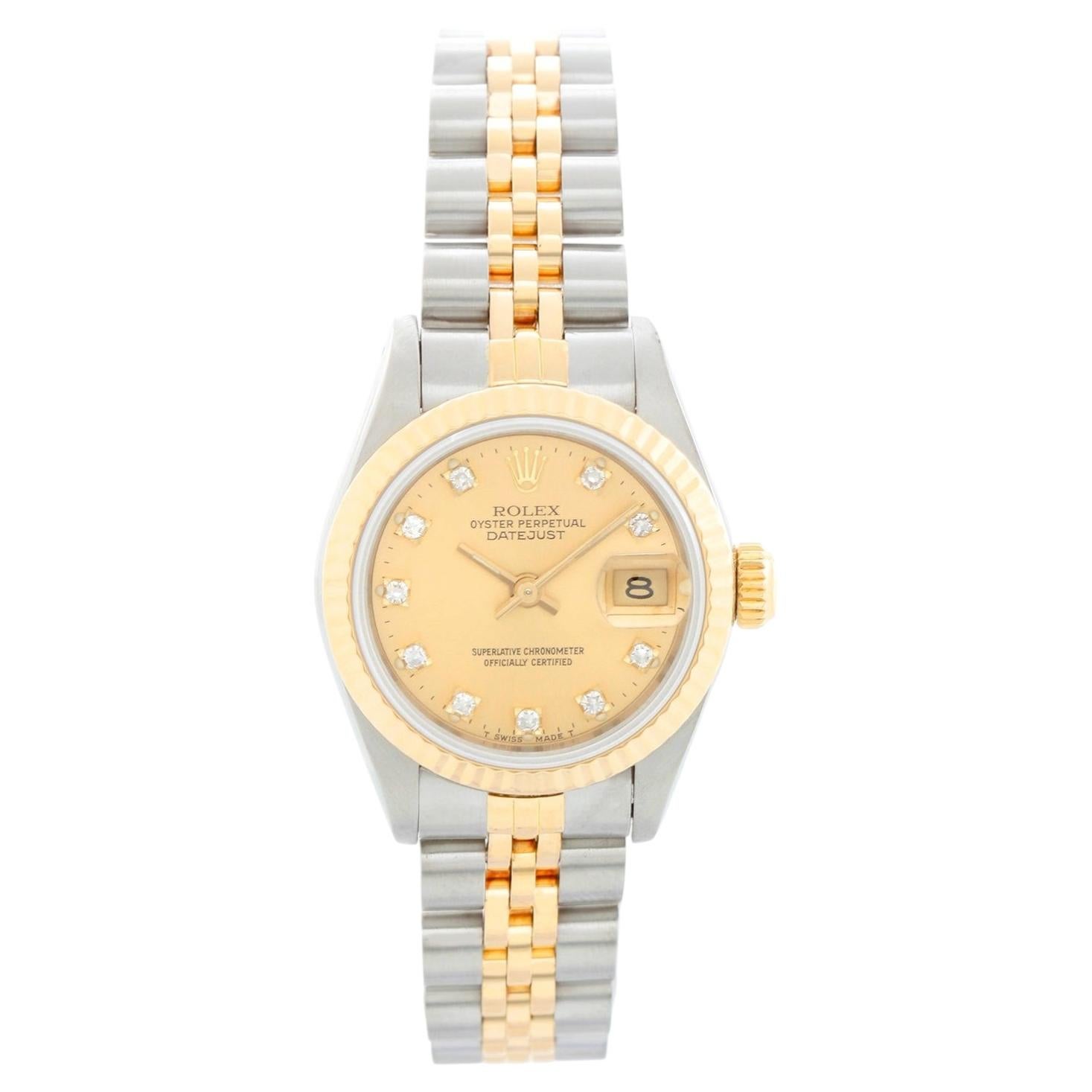 Reloj Rolex Datejust para señora de acero y oro 69173