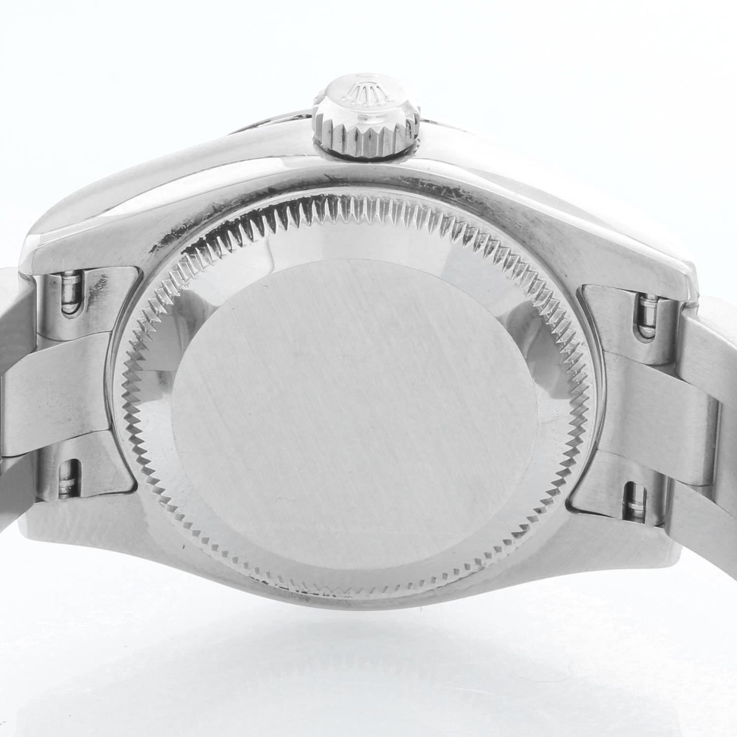 Women's Rolex Ladies Datejust Watch Steel with Silver Dial 179160