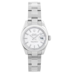 Rolex Ladies Datejust Watch Steel with Silver Dial 179160