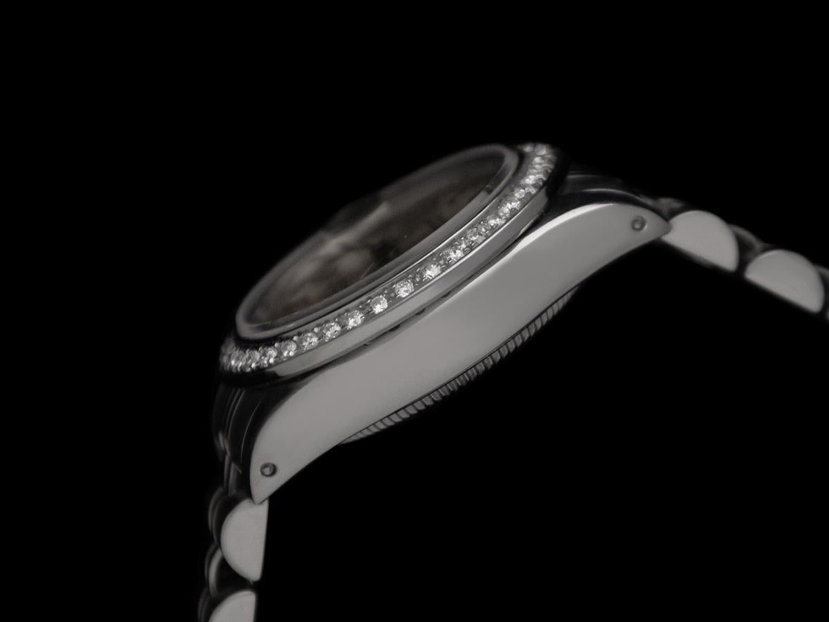 Rolex Ladies Datejust Watch with Full Servicing - Stainless Steel & Diamonds For Sale 1