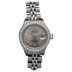 Rolex Ladies Datejust Watch with Full Servicing - Stainless Steel & Diamonds