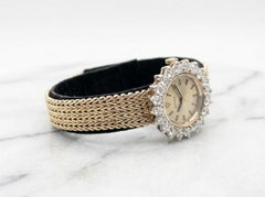 Rolex Ladies Diamond Dress Watch – 14K Yellow Gold