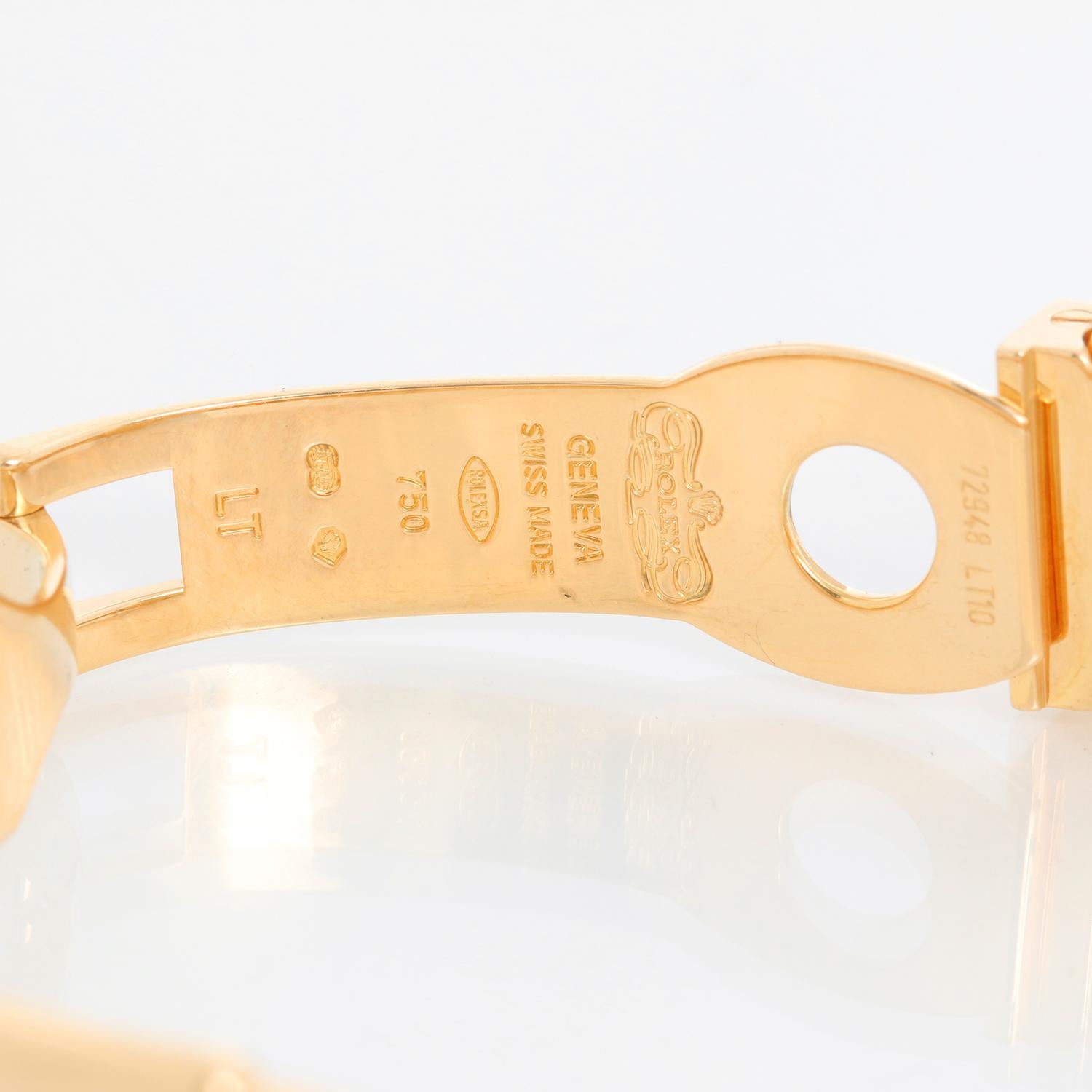 Rolex Ladies Masterpiece/Pearlmaster Gold Diamond Watch 80298 1
