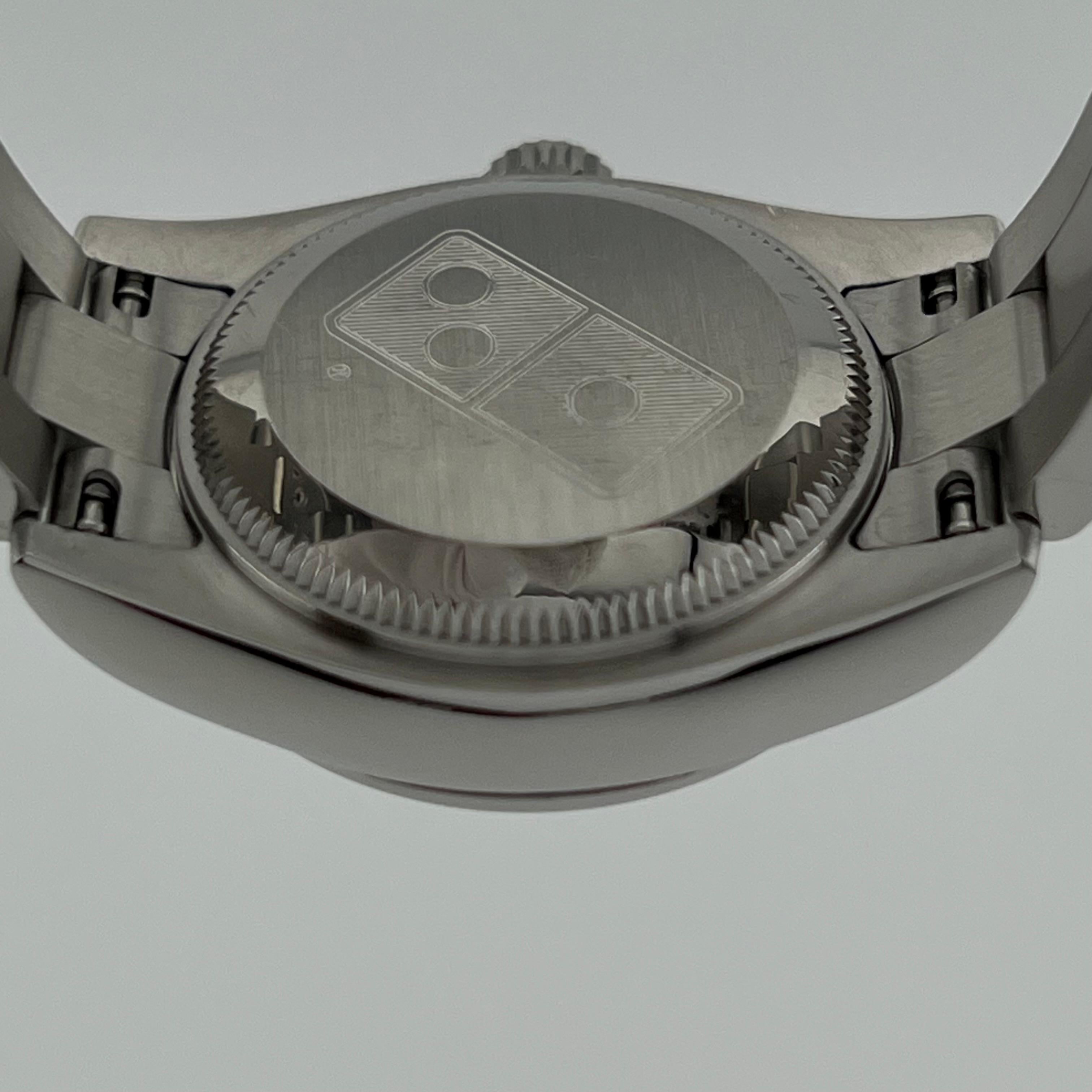 Rolex Ladies Oyster Perpetual 176200 Dominos Stainless Steel Box Papers 3