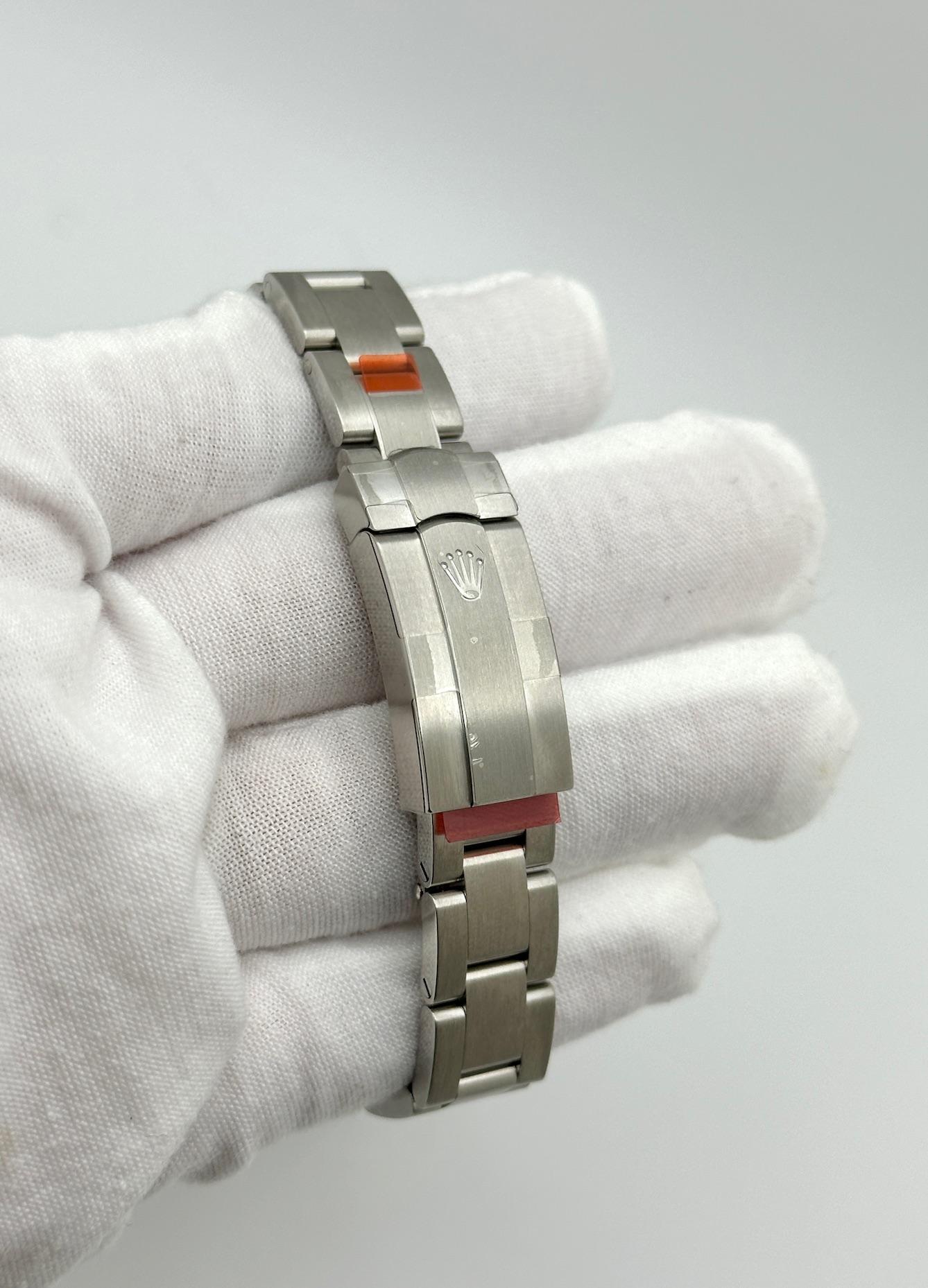 Rolex Ladies Oyster Perpetual 276200 28mm Esfera plateada Caja de acero Papel adhesivo en venta 3