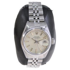 Rolex Ladies Oyster Perpetual Date with Factory Original Silver Dial 1982