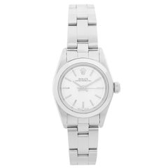 Rolex Ladies Oyster Perpetual No-Date Stainless Steel Watch 67180